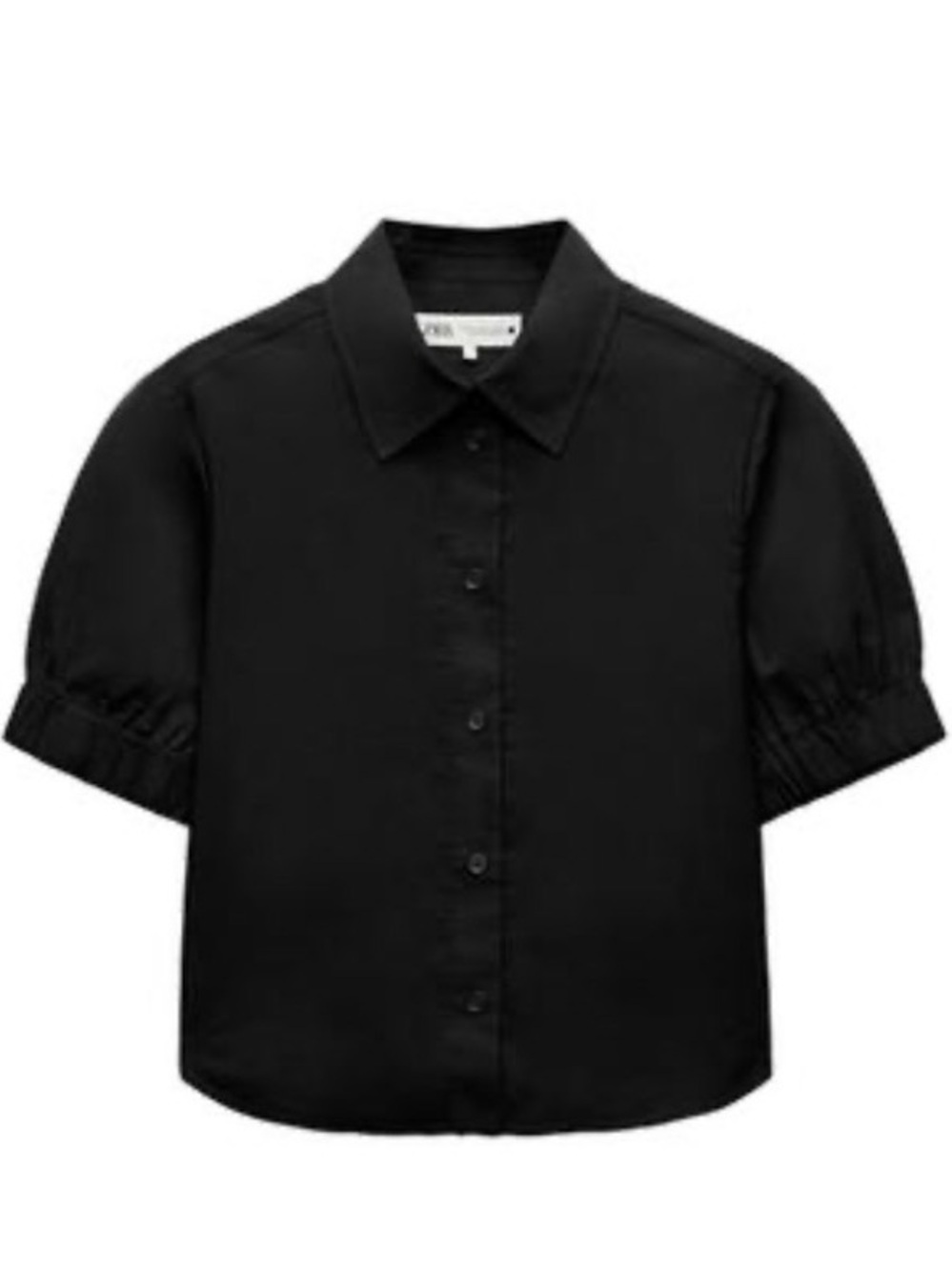 CROP SHIRT BLACK